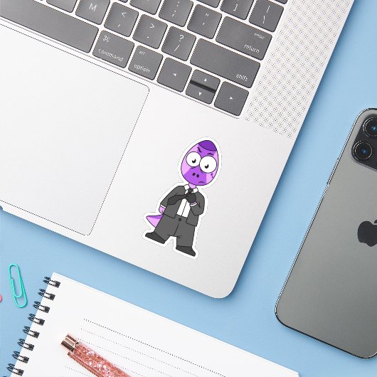 イラストレーション性悪液質輸送体。 シール (ノートパソコンとiPhone)