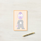 イラストレーション性悪液質輸送体。 ポストイット (デスク上)