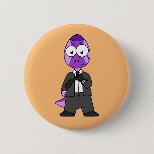 イラストレーション性悪液質輸送体。 缶バッジ (正面)