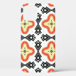 イラストレーション数々のの鮮やかな色のカーペット iPhone 12ケース