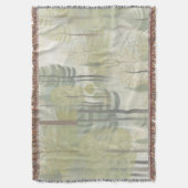 イラストレーション松のモダンスタイル スローブランケット (正面縦)