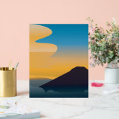 イラストレーション絵を描山 アクリルサイン (ウェディング)