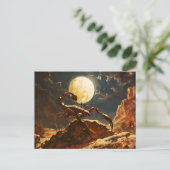 イラストレーション蠍座〔占星術の〕十二宮図標識 ポストカード (スタンド正面)