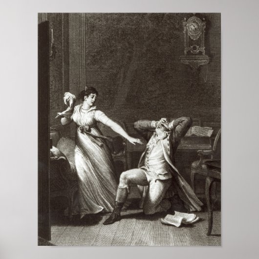 イラストレーション『ウェルザーの悲しみ』 ポスター (正面)