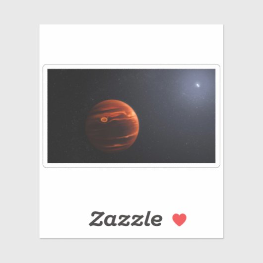 イラストレーション・オブ・エクソプラネットVhs 1256 Bとその星 シール (シート)