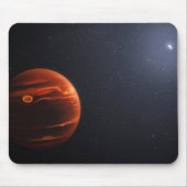 イラストレーション・オブ・エクソプラネットVhs 1256 Bとその星 マウスパッド (正面)
