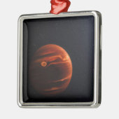 イラストレーション・オブ・エクソプラネットVhs 1256 Bとその星 メタルオーナメント (左)