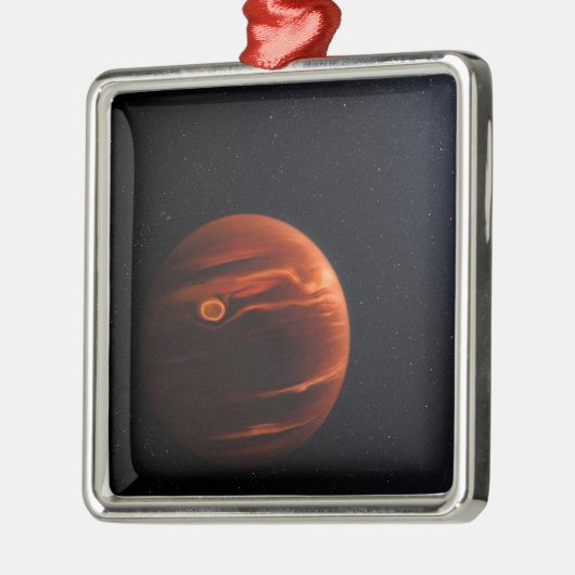 イラストレーション・オブ・エクソプラネットVhs 1256 Bとその星 メタルオーナメント (左)