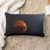 イラストレーション・オブ・エクソプラネットVhs 1256 Bとその星 ランバークッション (ブランケット)