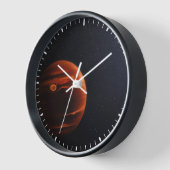 イラストレーション・オブ・エクソプラネットVhs 1256 Bとその星 壁時計 (傾斜)