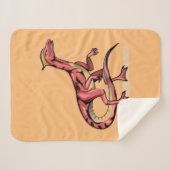 イラストレーション・オブ・ヴェロキラプトル。 シェルパブランケット (正面(横))