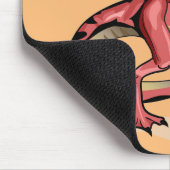 イラストレーション・オブ・ヴェロキラプトル。 マウスパッド (コーナー)