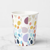 イラストレーション（グラデーションの色の卵）。 紙コップ (左)