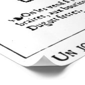 イラストレーション「パンタグルエル」 ポスター (角)