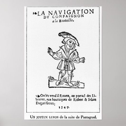 イラストレーション「パンタグルエル」 ポスター (正面)