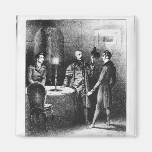 イラストレーション・ル・コノラ・シャバート大佐 マグネット (正面)