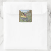 イラストレーション「書」よりシンプル スクエアシール (バッグ)