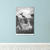 イラストレーション「海底二万リーグ」をカバー キャンバスプリント (インサイチュ (ウッドフロア))