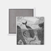 イラストレーション「海底二万リーグ」をカバー マグネット (正面/裏面)