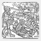 イラストレーション『羊飼いのカレンダル』より スクエアシール (正面)