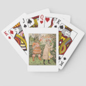 イラストレーション:美しいと獣、1901年 トランプ (裏面)