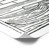 イラストレーション「聖ブレダンの航海」より ポスター (角)