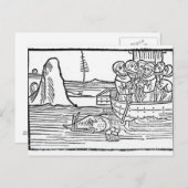 イラストレーション「聖ブレダンの航海」より ポストカード (正面/裏面)