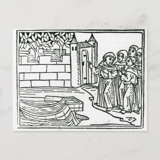 イラストレーション「聖ブレダンの航海」より ポストカード (正面)