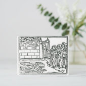 イラストレーション「聖ブレダンの航海」より ポストカード (スタンド正面)