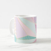 (イラストレーション)金ゴールド行の背景、抽象芸術arti コーヒーマグカップ (正面左)