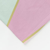 (イラストレーション)金ゴールド行の背景、抽象芸術arti フリースブランケット (角)