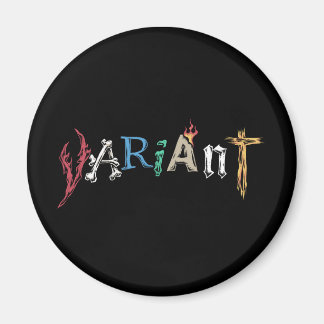 イラストレーション_of_a_フォント_that_読__a_variant マグネット