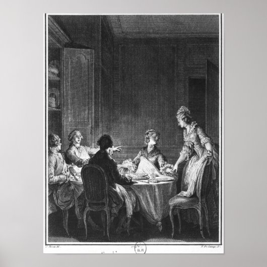 イラストレーションfrom 'L'Emile' ポスター (正面)