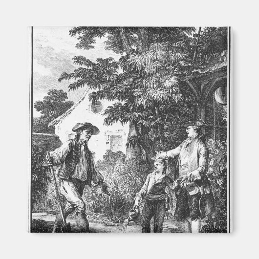 イラストレーションfrom 'L'Emile' マグネット (正面)