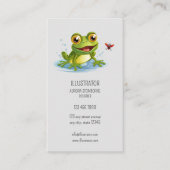 イラストレーター |グラフィックデザイン会社 名刺 (正面)