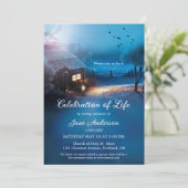 イラスト付き追悼 生命の祭典 招待状 (スタンド正面)