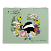 イラスト付き野生生物カレンダー 2026 カレンダー (カバー)