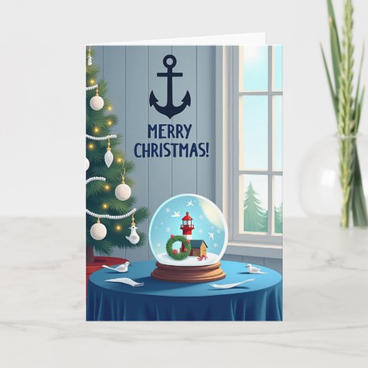 イラスト入りのクリスマスカード カード (正面)
