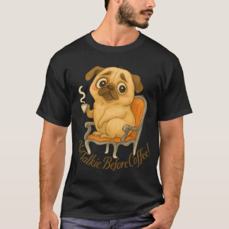 イラスト おこぷぐ コーヒー前の沈黙 Tシャツ