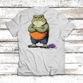 イラスト おもしろ カエル グランピー Tシャツ