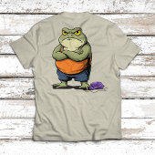 イラスト おもしろ カエル グランピー Tシャツ