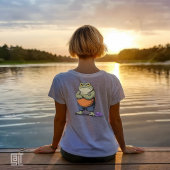 イラスト おもしろ カエル グランピー Tシャツ