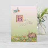 イラスト ベビーシャワー マジカル インビテーション (スタンド正面)