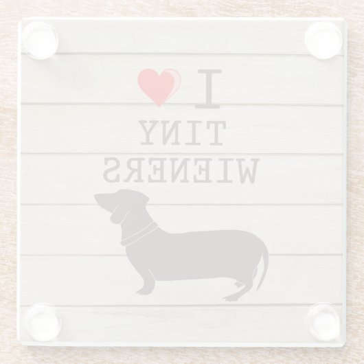 イラチニーウィーナーズダッおもしろいシュントミーム ガラスコースター (裏面)