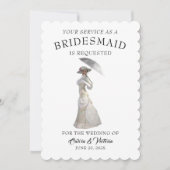 イラビクトリアンブリデスメイド 招待状 (正面)