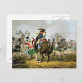 イラフランスのー・ウォーターの戦いのキュイラシェ ポストカード (正面/裏面)