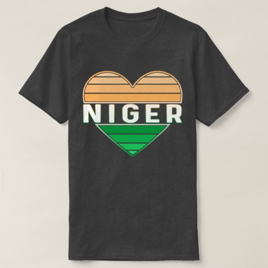 イラブニジェルニゲリエンハート Tシャツ (デザイン正面)