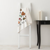 イラブパーソナライズされた秋紅葉カボチャ シェルパブランケット (インサイチュ)