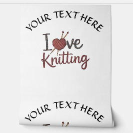 イラブパーソナライズされた編み物デザイン編集文字 壁紙