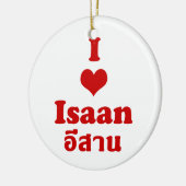 イラブ(ハート)イサーン セラミックオーナメント (左)